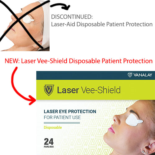laser aid disposable patient eye protection