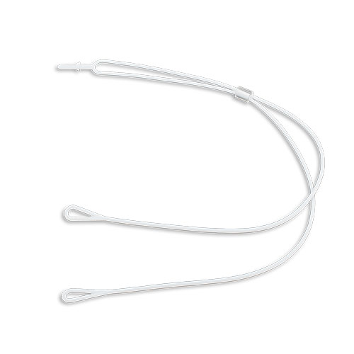 white silicone straps
