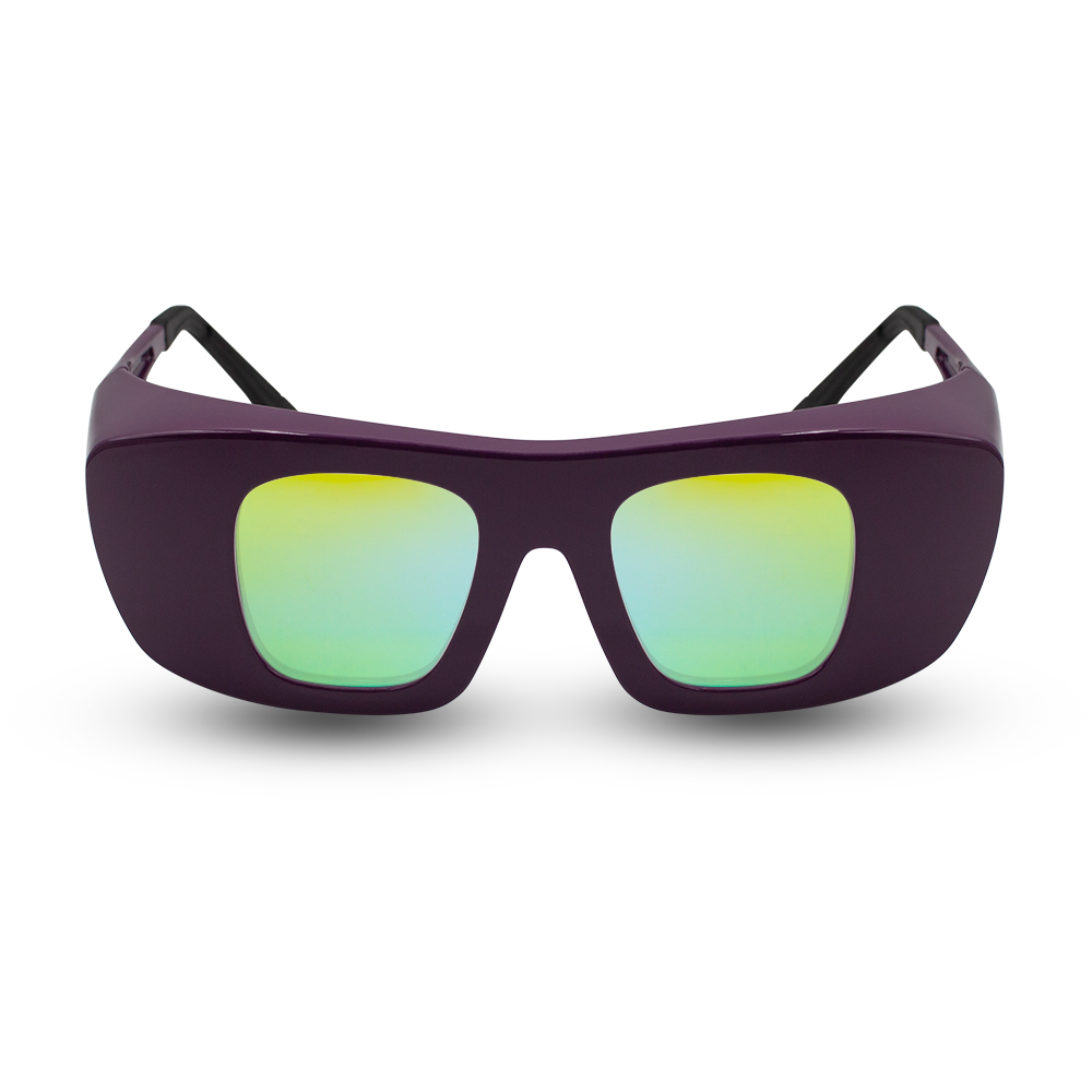 purple dental laser glasses