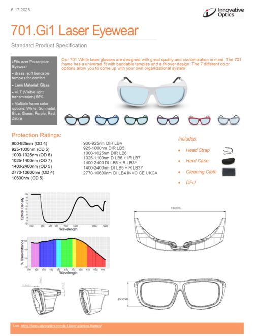 701.Gi1 Fit Over, Excellent Visibility, Bendable Temples - Image 3