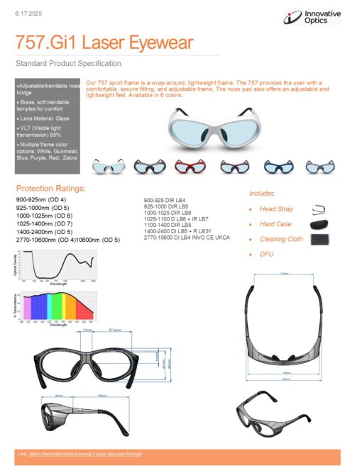 757.Gi1 Wrap Around with soft bendable nose bridge and temples - Image 4