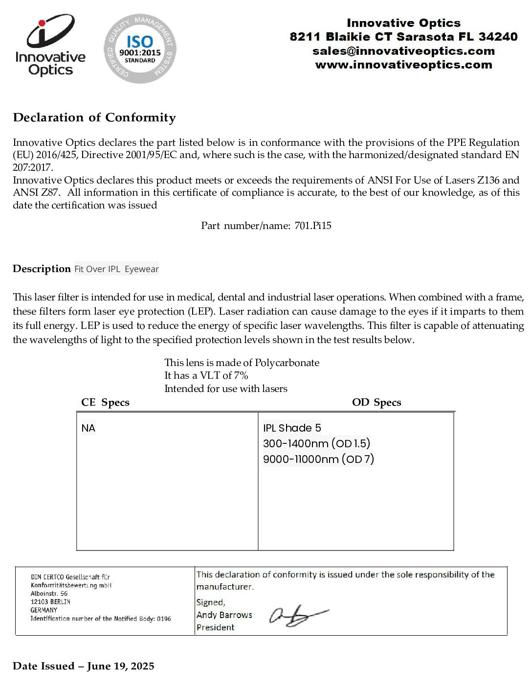 701.Pi15.IPL5 Fit Over, bendable temples - Image 4