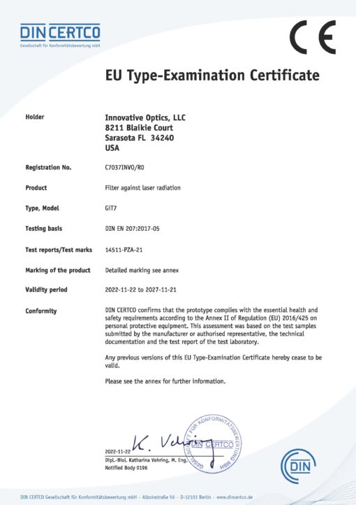 GiT7 CE Certificate - EU