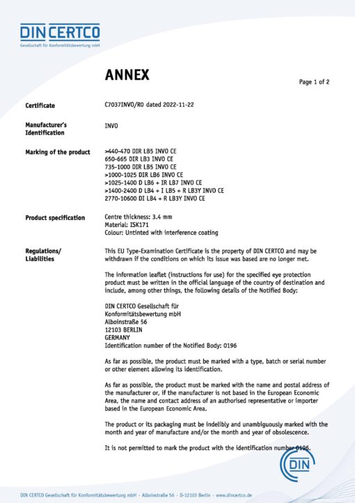 GiT7 CE Annex (Page 1 of 2)