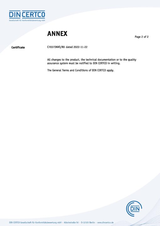 GiT7 CE Annex (Page 2 of 2)